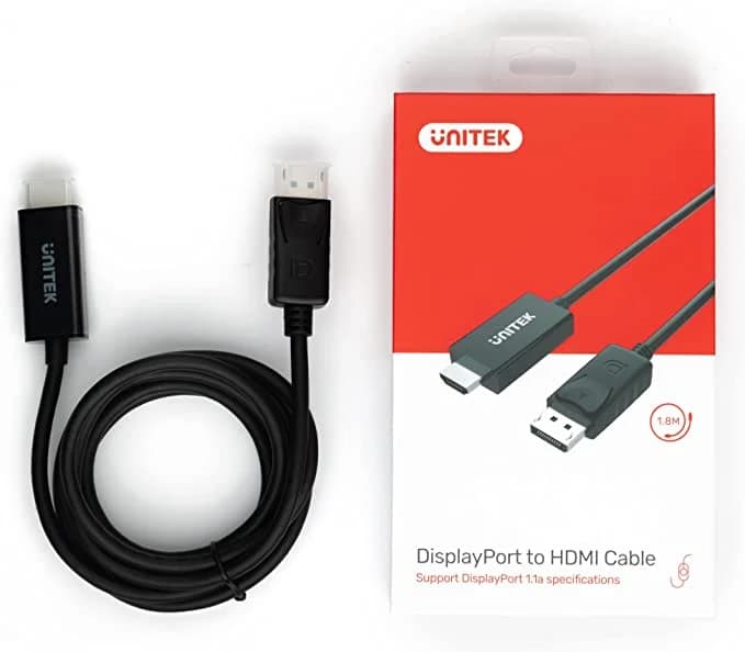CÁP DISPLAY => HDMI - UNITEK 1.8M (Y5118CA)