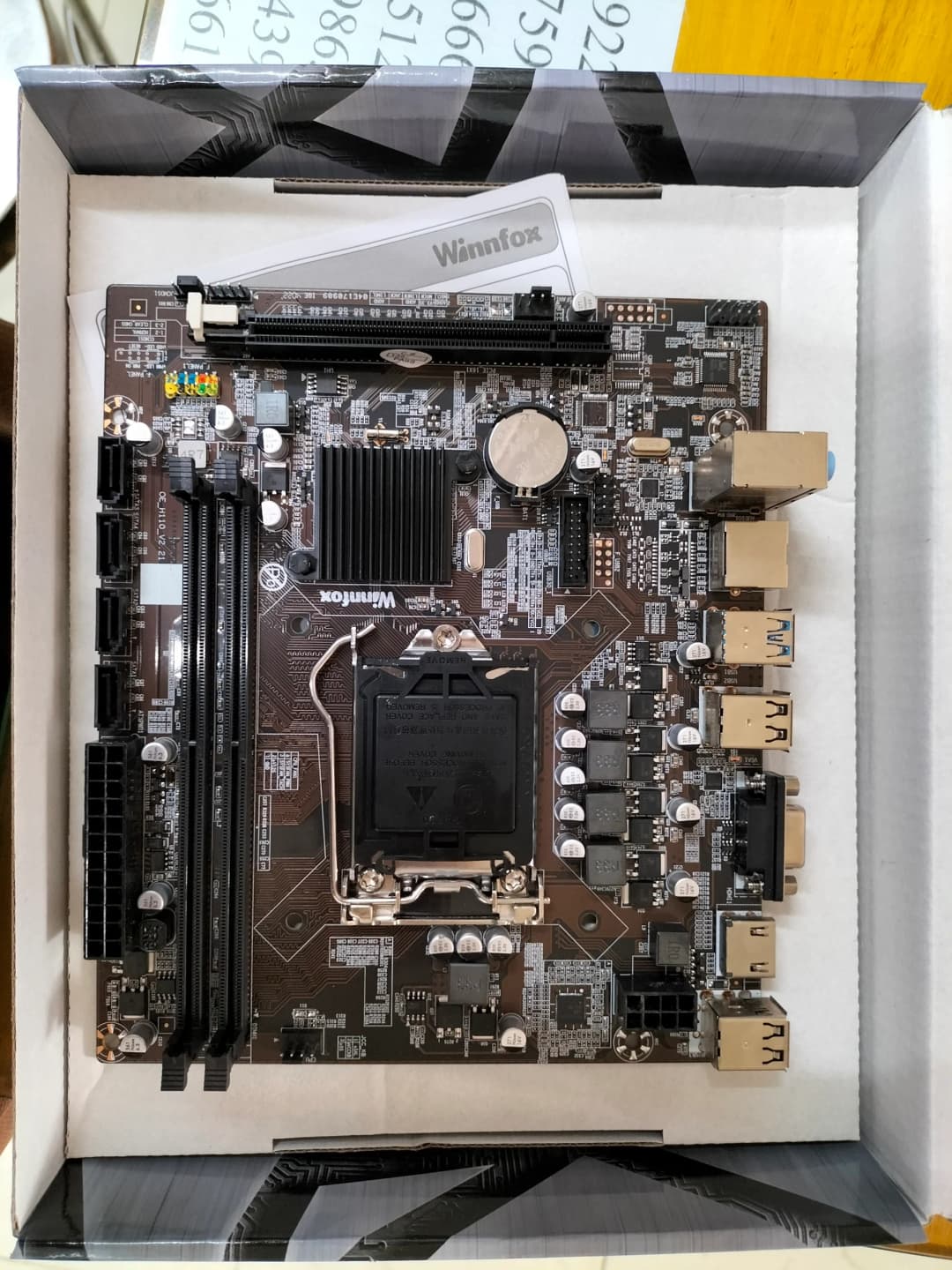 Mainboard Winnfox H110M Chính hãng *** BH 36T