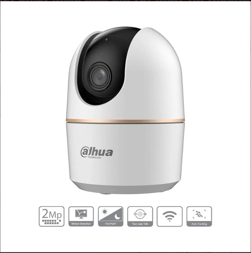 Camera Wifi 2MP DAHUA DH-H2AE Hero A1, Hồng ngoại 10m, đàm thoại, còi hú, phát hiện chuyển động, quay quét trong nhà