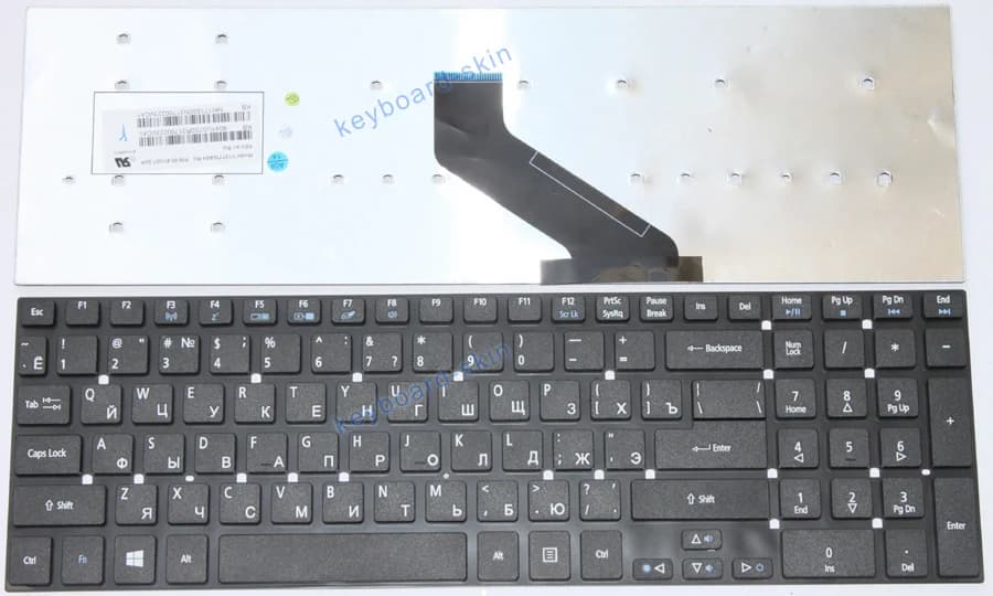 KEY ACER Aspire 5755/5830T / GATEWAY N214 P5WS0 NV55 NV57 V3-571 V3-551 NV52 E1-532 E1-522 E1-530 E1-570 E1-572 E5-571 E15 ES1-512 *** BH 6T