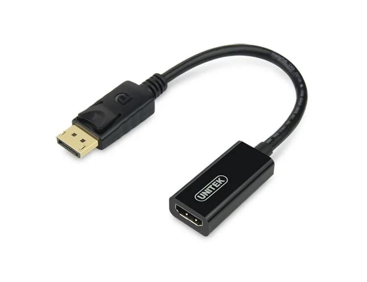 Unitek Y6342 Cable Displayport => HDMI - 15cm (HDMI ĐẦU CÁI)