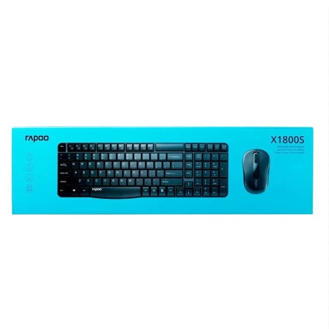 KB + MOUSE KO DÂY RAPOO X1800S *** BH 6T