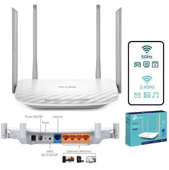 Phát Wifi TP-Link Archer C50 (AC1200) (4 Anten, 2 Băng Tần) *** BH 24T