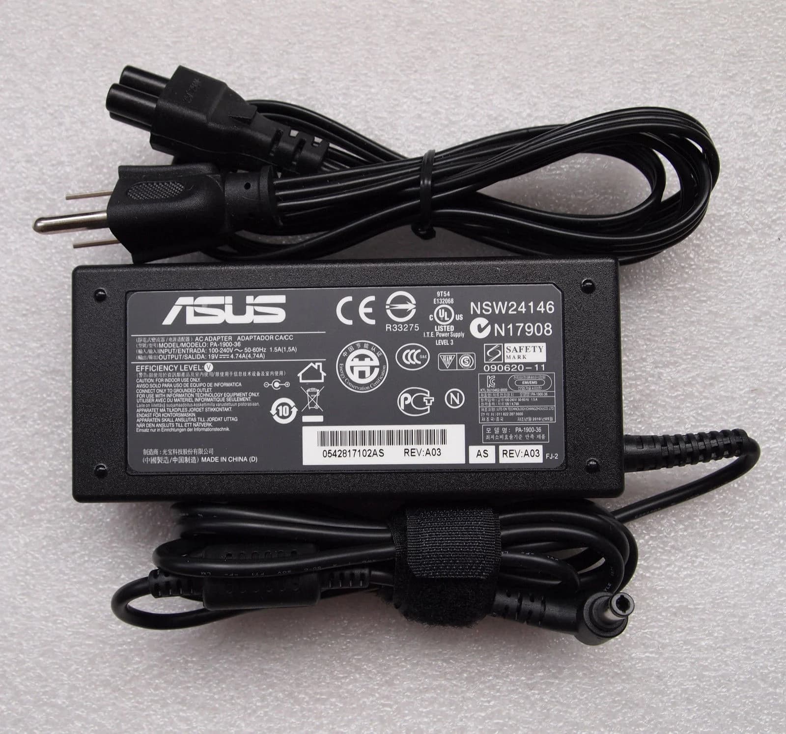 Adapter *ZIN* ASUS 19V - 4.74A ĐẦU THƯỜNG *** BH 6TH