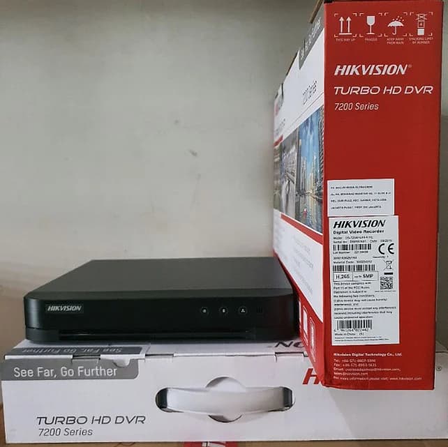 ĐẦU GHI 4 KÊNH HIK HD-TVI 5MP DS-7204HUHI-K1/E (S) H.265+, HD 1080p, không Alarm *** BH 24T