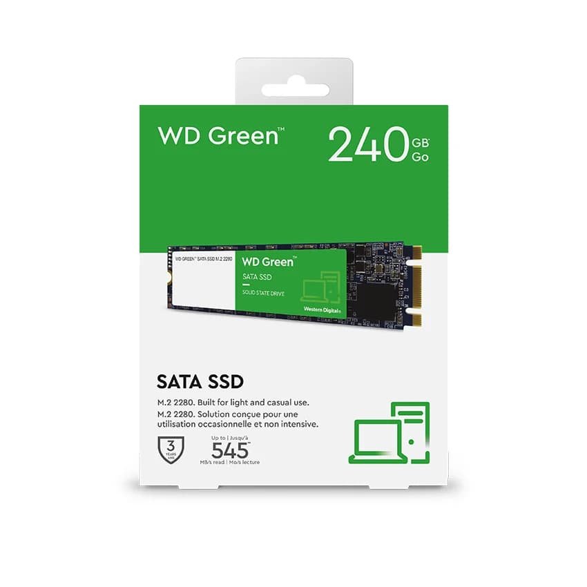 SSD M2 240Gb Western Digital Green G3G0B (2280) Chính Hãng