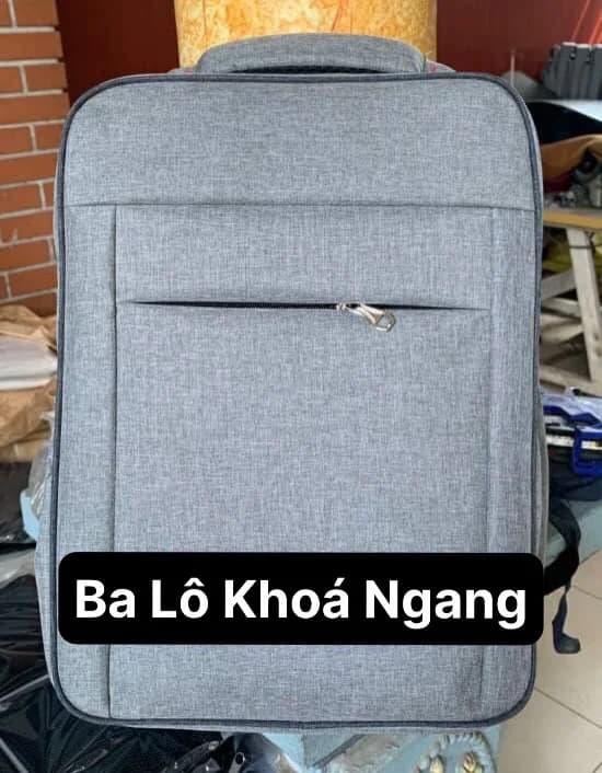 BA LÔ KHÓA NGANG XÁM 15.6"
