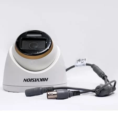 Camera HIK DS-2CE72DF3T-F, 2MP (1080p), Dome, Độ nhạy sáng 0.0005lux, có màu cả ngày-đêm, đèn trợ sáng 40m, len 2.8mm, nút chuyển chế độ 4 trong 1, WDR, 3D DNR, IP67 ngoài trời *** BH 24T