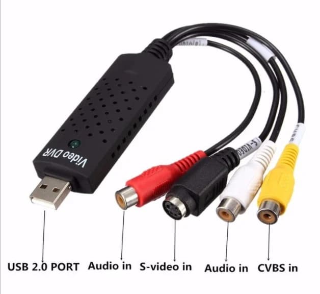 Chuyển EASYCAP USB CAPTỦE GHI HÌNH MÁY SIÊU ÂM AV (RCA) S-VIDEO