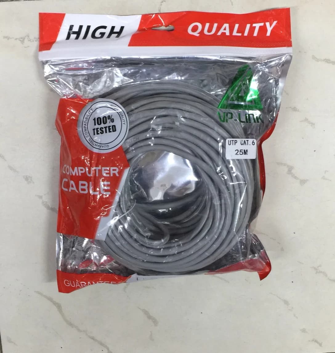 Cable Mạng VP-Link Cat 6E - 25m *** BH OK