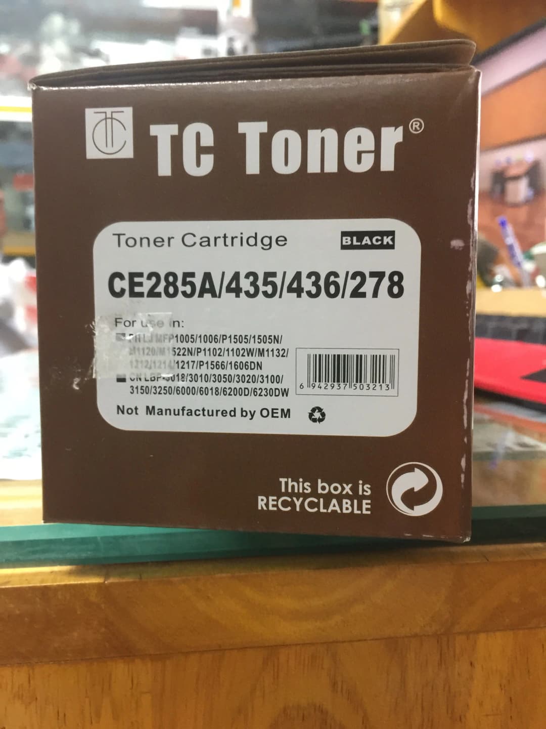 Cartridge 35A/85A/78A TC TONER HP: 1005-1006…. Canon: 3050-3100-3150-3010-6230