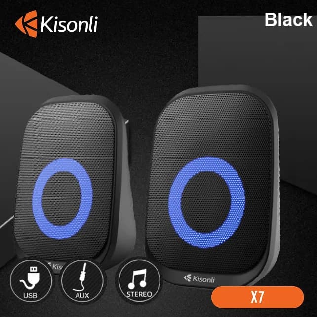 Loa 2.0 Kisonli X7 LED *** BH 3T