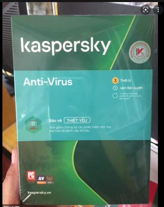 Kapersky Antivirus-3PC/12T- Box Tem NTS *** BH 12T