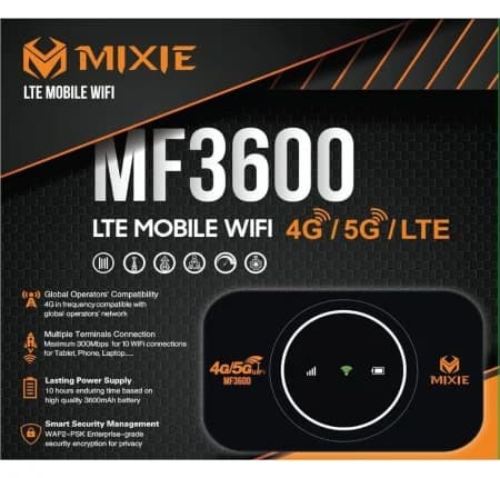 Router Wifi 4G Mixie MF3600 Chính Hãng (Pin 3600mAh)
