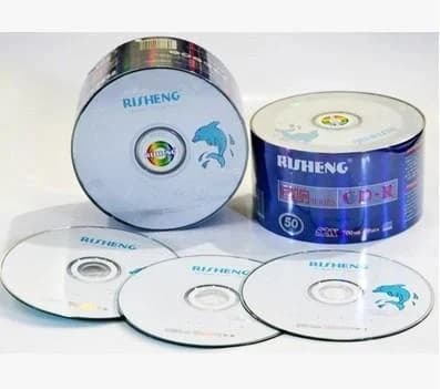 CD trắng RISHENG ĐEN BOX - Chống trầy - rất tốt - lốc 50 đĩa