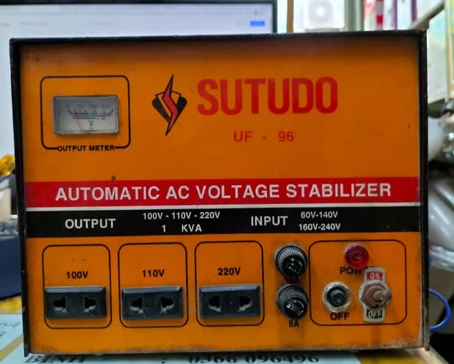 MÁY BIẾN ÁP SUTUDO 1000VA DÂY ĐỒNG *** BẢO HÀNH 1T
