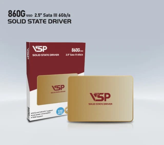 SSD VSP 240G 860G (Vỏ Nhôm Gold - 560/470MBs) *** BH 36T