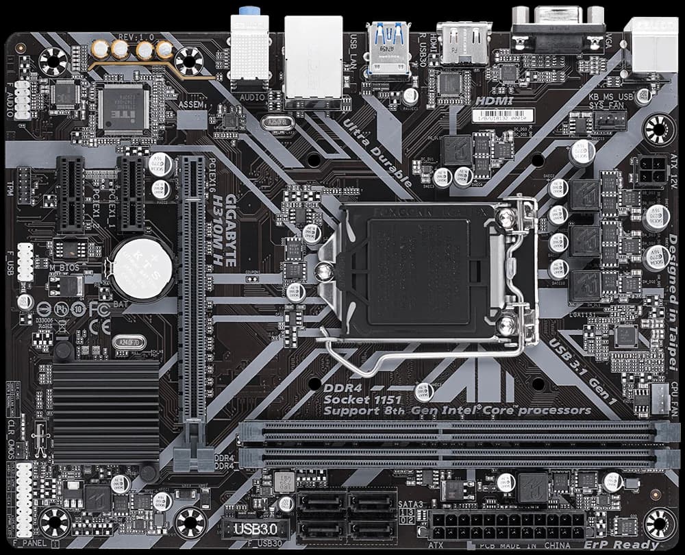 Mainboard GIGABYTE H310M-H