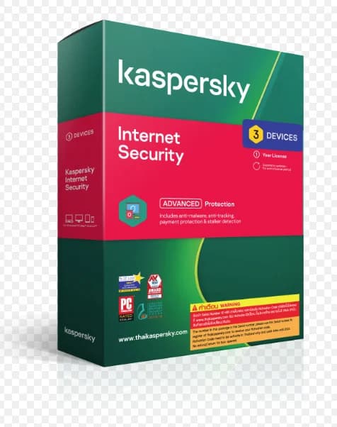 Kapersky Internet -3PC/12T- Box Tem NTS *** BH 12T