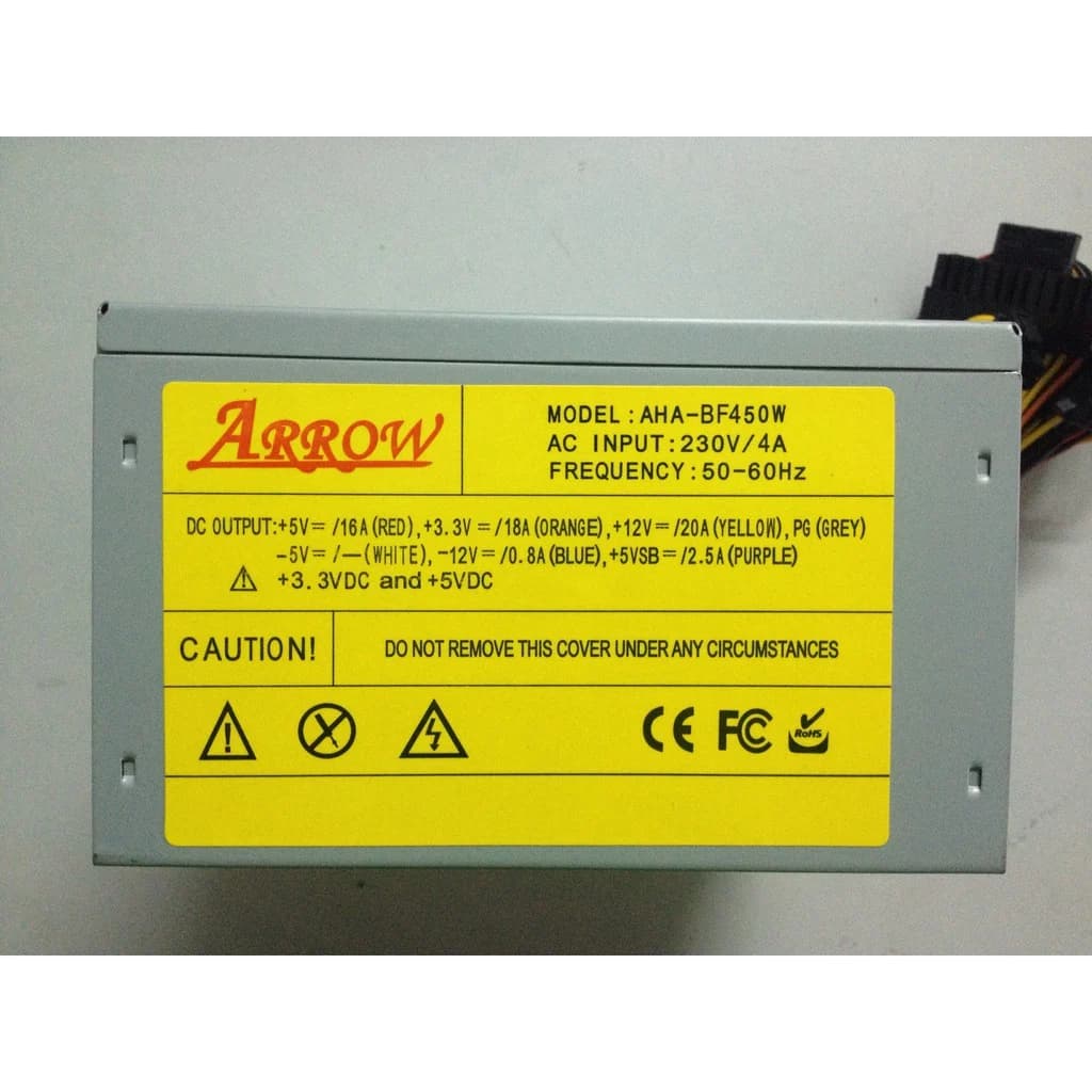 Nguồn ARROW Mini 450W chính hãng *** BH 12T