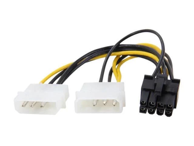 Cable Nguồn Cho Card Vga 6 Chân - Cắm Jack Sata