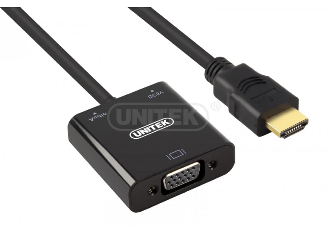 Cable chuyển Hdmi-->Vga Unitek Y6333 có ngõ audio