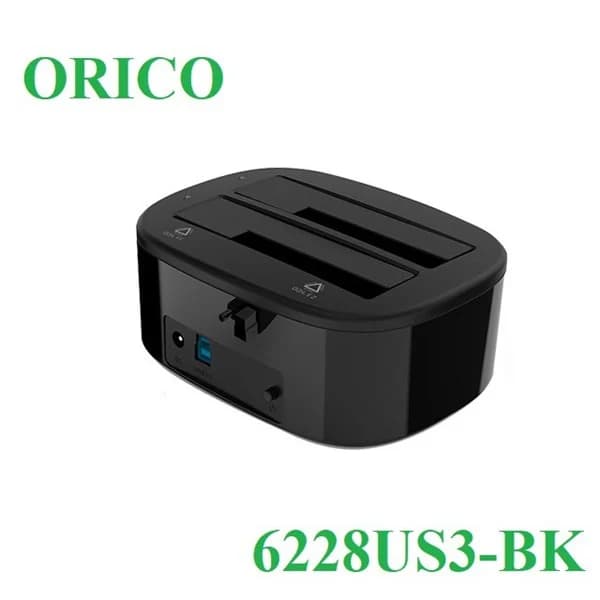 HDD Dock ORICO 2 HDD 2.5/3.5 Sata (6228-US3) * USB 3.0 * - Hỗ Trợ Hdd 10TB *** BH 3T