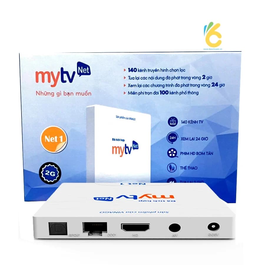 BOX SMART TIVI MYTV - RAM 2G - ROM 8G ***BH 12TH