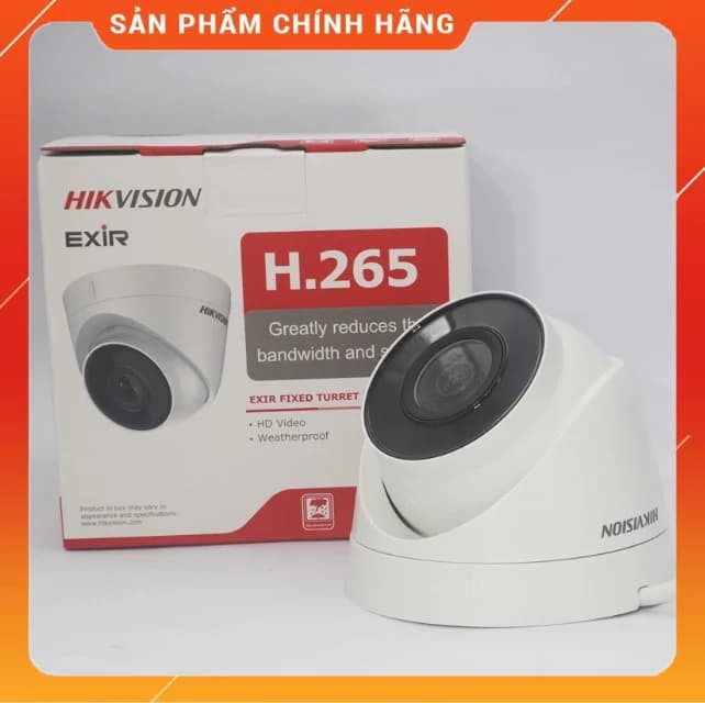 Camera HIK IP DS-2CD1323G0E-I (L), Dome, 2M, H265+, hồng ngoại 30m, Lens 2.8mm, Hỗ trợ 3D DNR BLC *** BH 24T