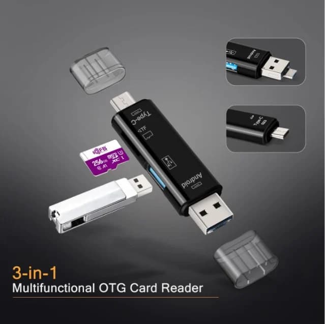 Reader OTG Type C 3 In 1 (USB) *** BH 1T