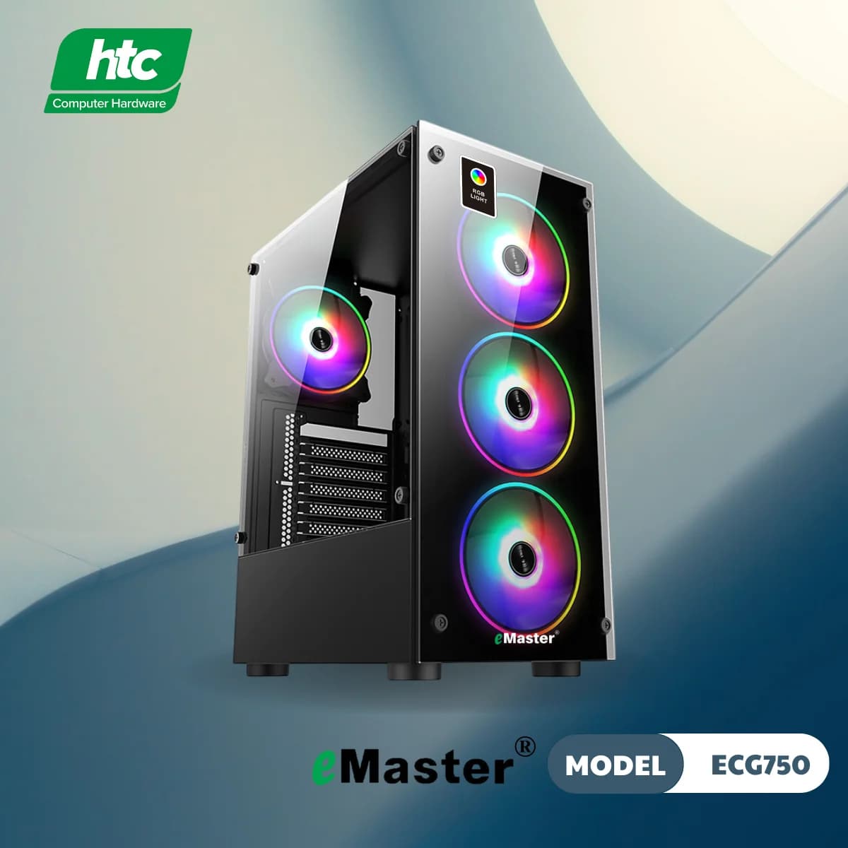 Case Gaming Emaster ECG750 (Chưa Kèm Fan)