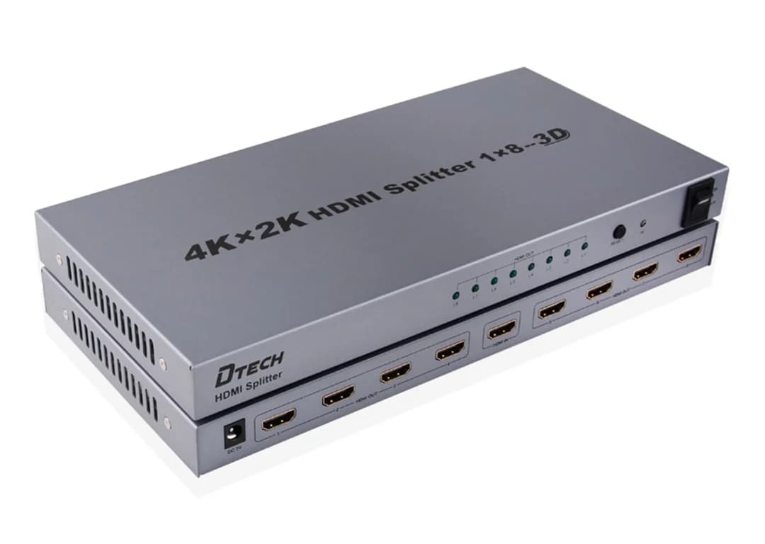 Hub 1 HDMI --> 8 HDMI Dtech (DT7148)- CÓ ADAPTER *** BH OK