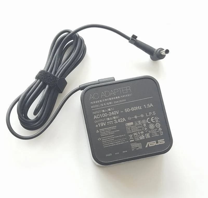 Adapter *ZIN* ASUS 19V - 3.42A/4.7A (CỤC VUÔNG, ĐẦU KIM NHỎ) *** BH 6TH