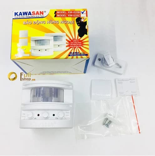 Báo trộm hồng ngoại KAWA i225 - Lắp thêm đèn hoặc còi phụ *** BH 6T
