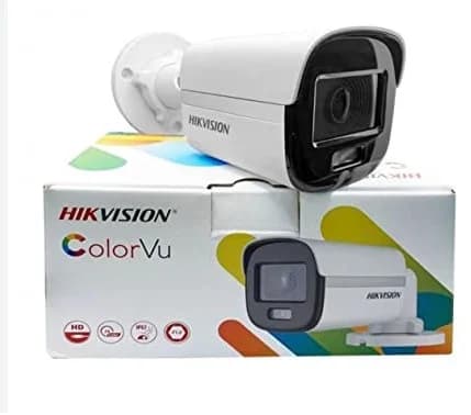 Camera HIK DS-2CE10KF0T-FS, (ColorVu 3K) 5MP Thân, TVI/AHD/CVI/CVBS, 0.001Lux, HD hồng ngoại 20M, Lens 3.6mm, tích hợp mic, IP67 *** BH 24T