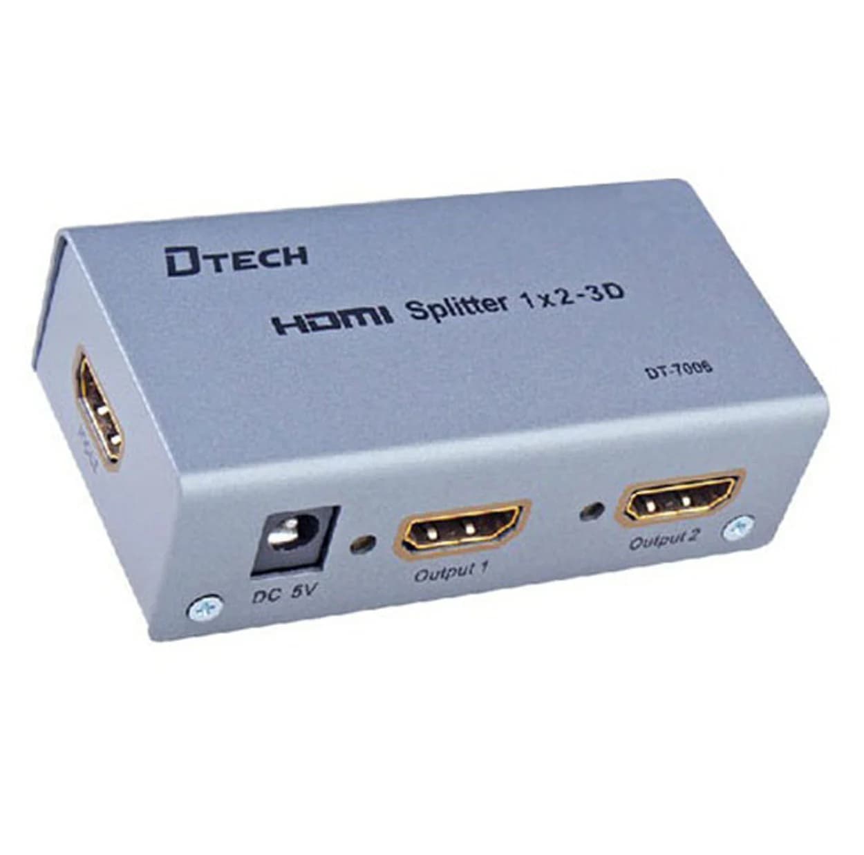 HUB CHIA 1 HDMI RA 2 HDMI Dtech- CÓ ADAPTER *** BH OK