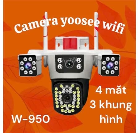 Camera Yoosee Ngoài Trời YS W950 4 Mắt 3 Khung Hình