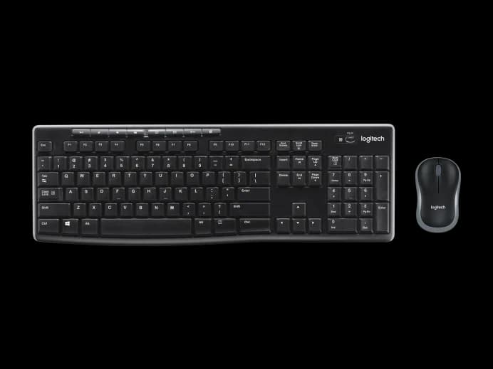 COMBO KO DÂY Logitech MK270, chống thấm, xa 10m, Pin tuổi thọ cao. Thiết kế nhỏ gọn *** BH 12T
