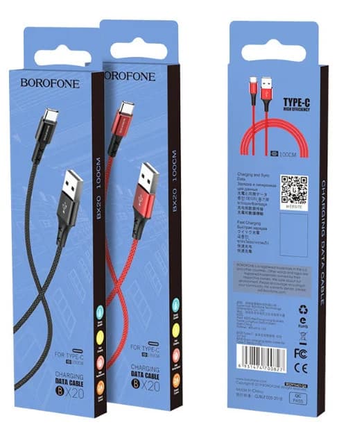 Cáp Sạc Borofone BX20 Type-C 1m *** BH 3T