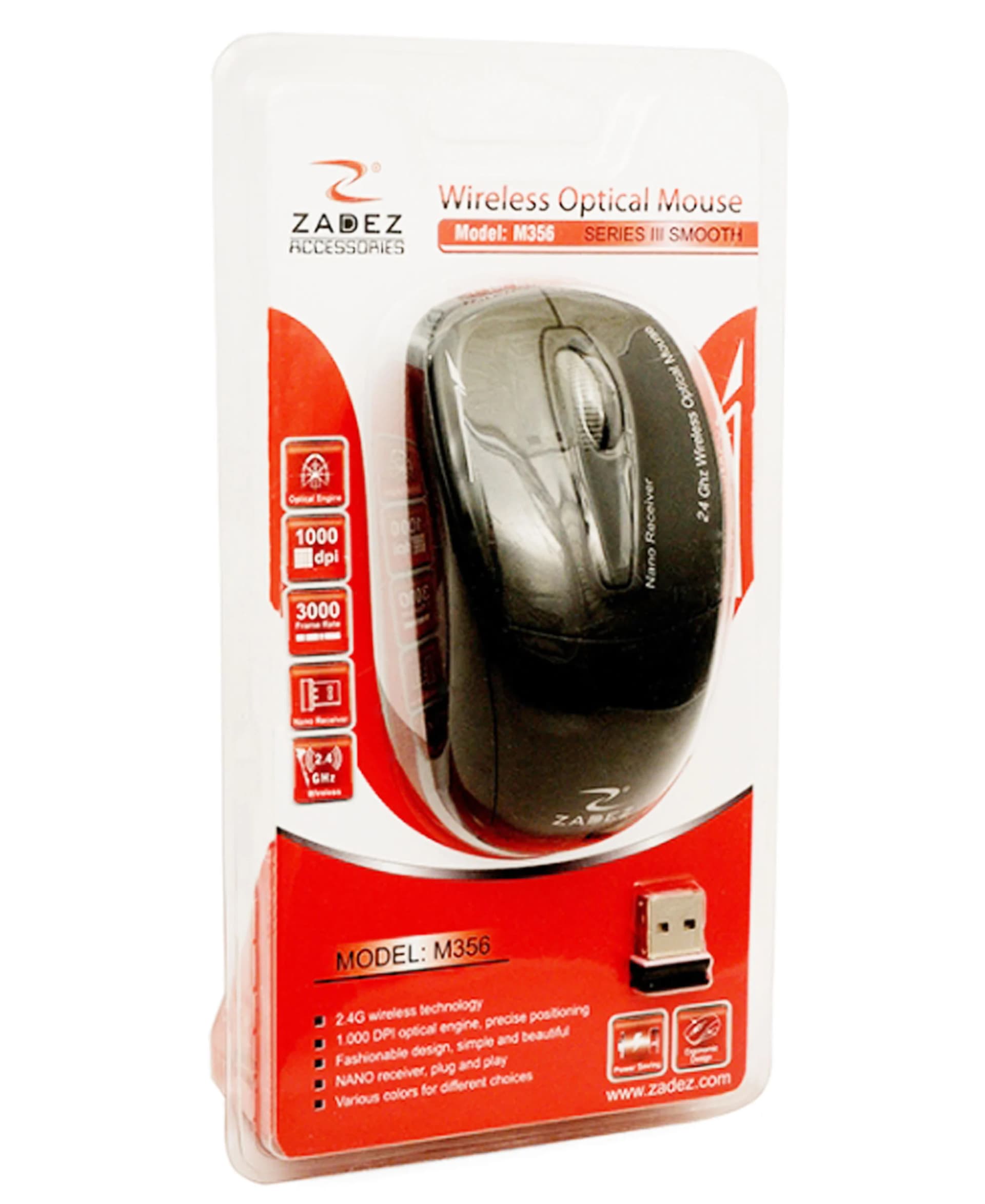 Mouse Zadez M364 - Black - ko dây Chính Hãng