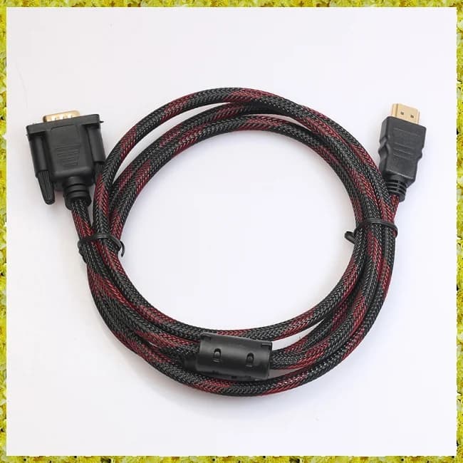 Cable chuyển HDMI ra VGA dây dù 1.5m *** BH OK