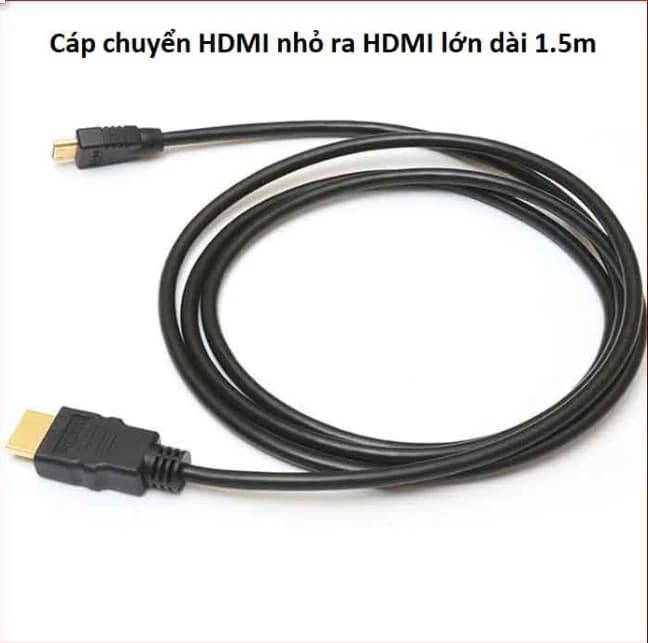Cable chuyển HDMI mini nhỏ ra HDMI lớn*** BH OK