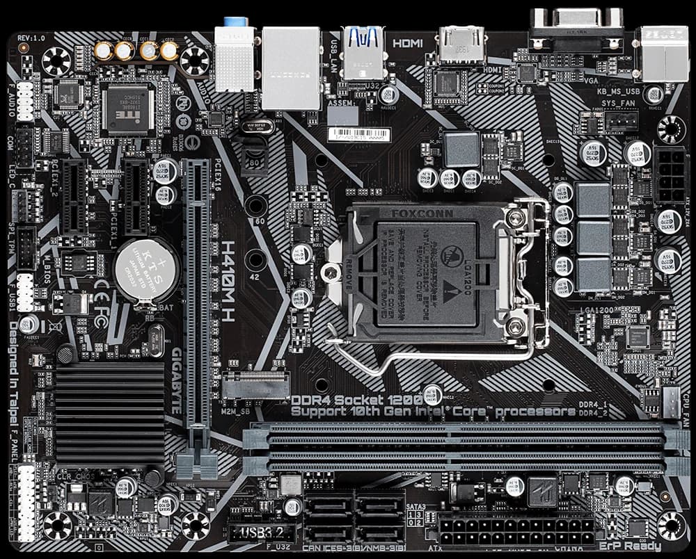 Mainboard Gigabyte H410M-H V2 Chính Hãng Viễn Sơn