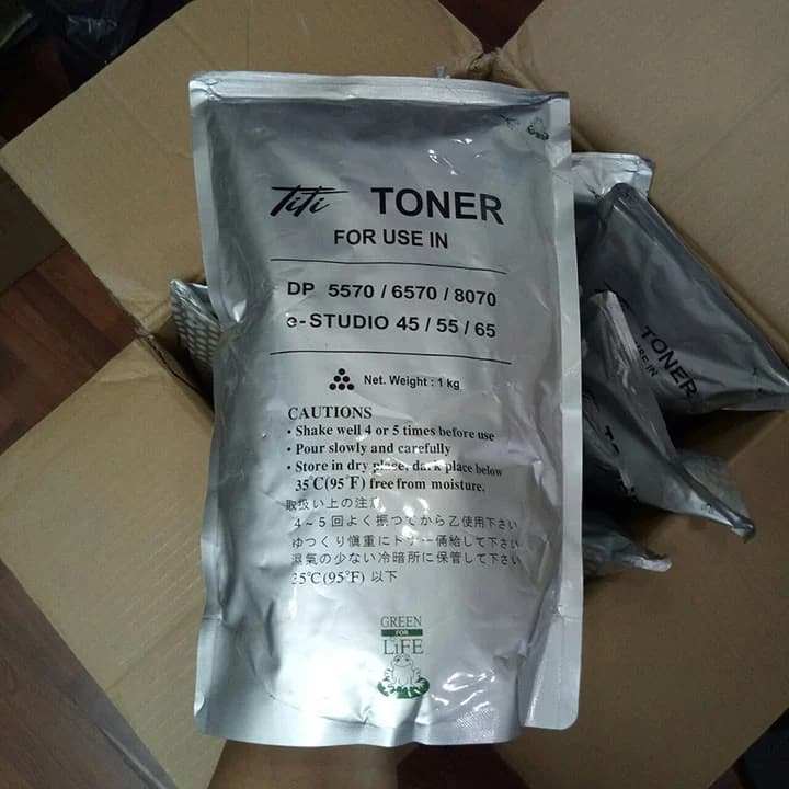 MỰC TITI TOSHIBA 1KG PHOTO E:550-560-810-520-600-850-35-45-55: DP:5570-6570