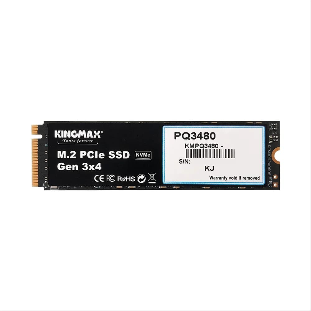 SSD M.2 PCIe 512G Kingmax Zeus PQ3480 Gen3x4 2280 NVMe Chính Hãng